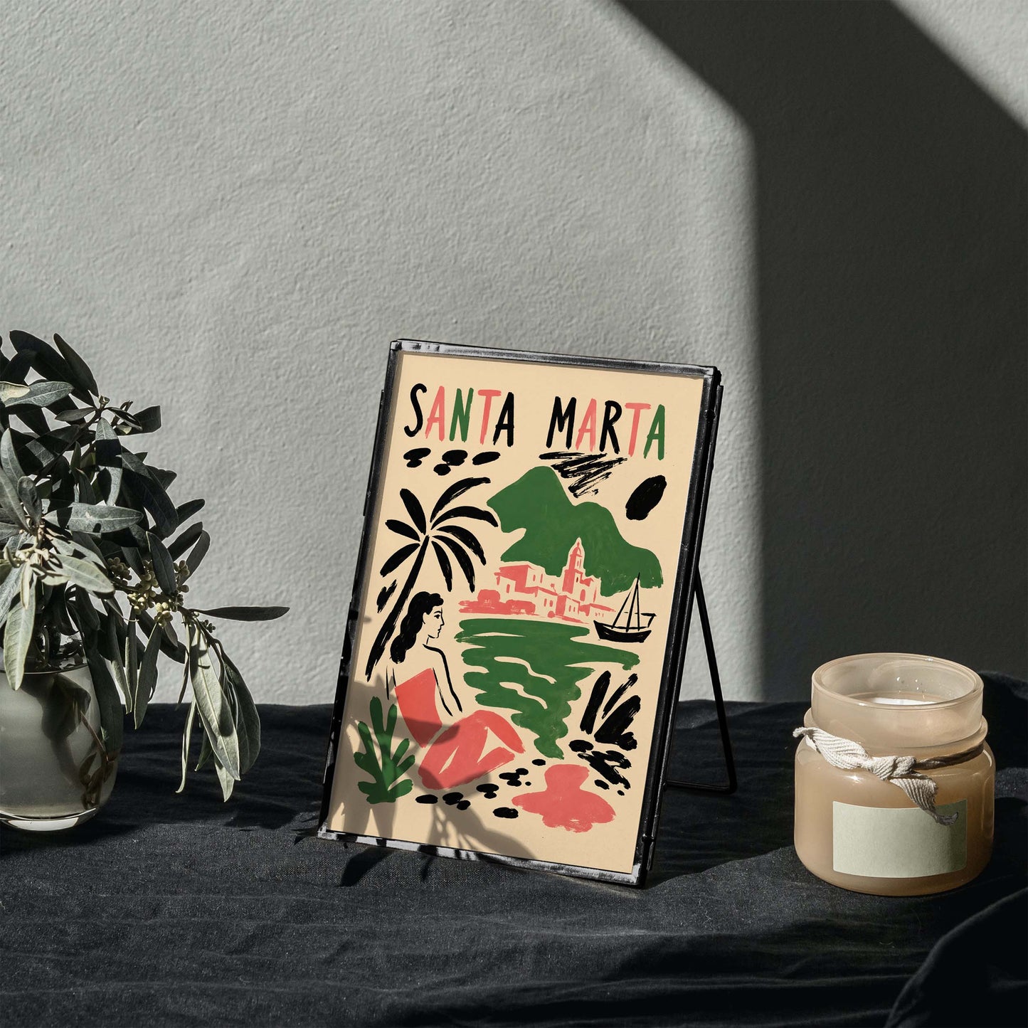 Santa Marta Coastal Poster