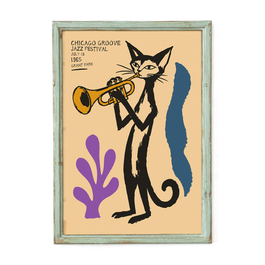 Chicago Groove Jazz Festival Poster