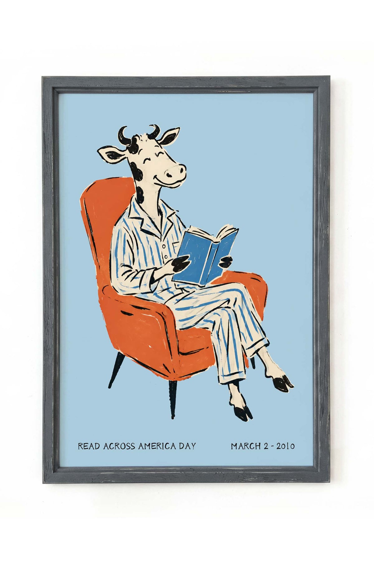 Read Across America Giraffe Poster