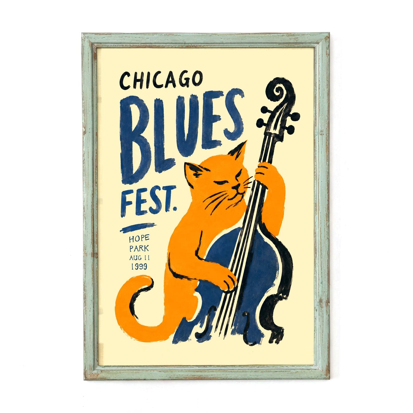 Chicago Blues Festival Poster