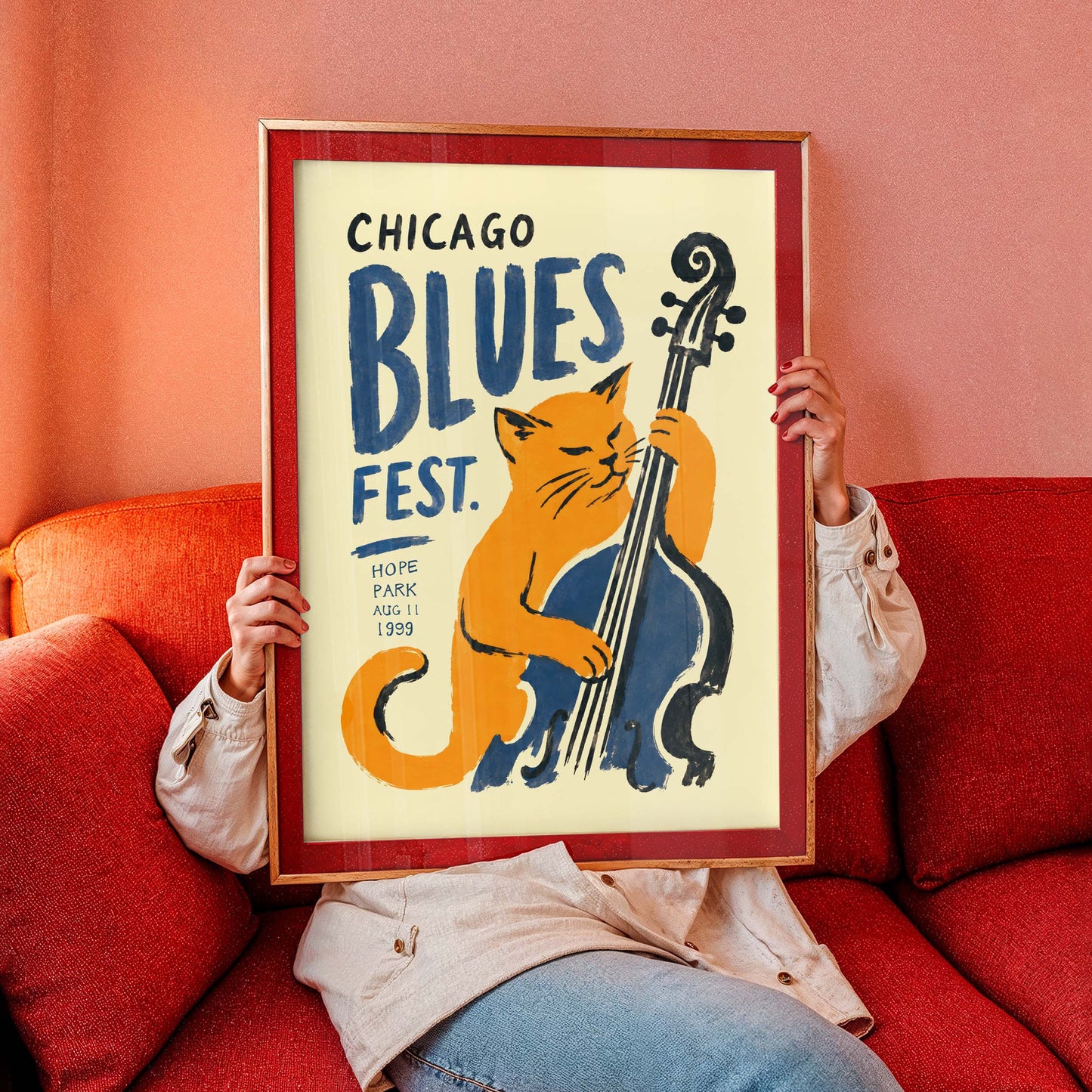 Chicago Blues Festival Poster