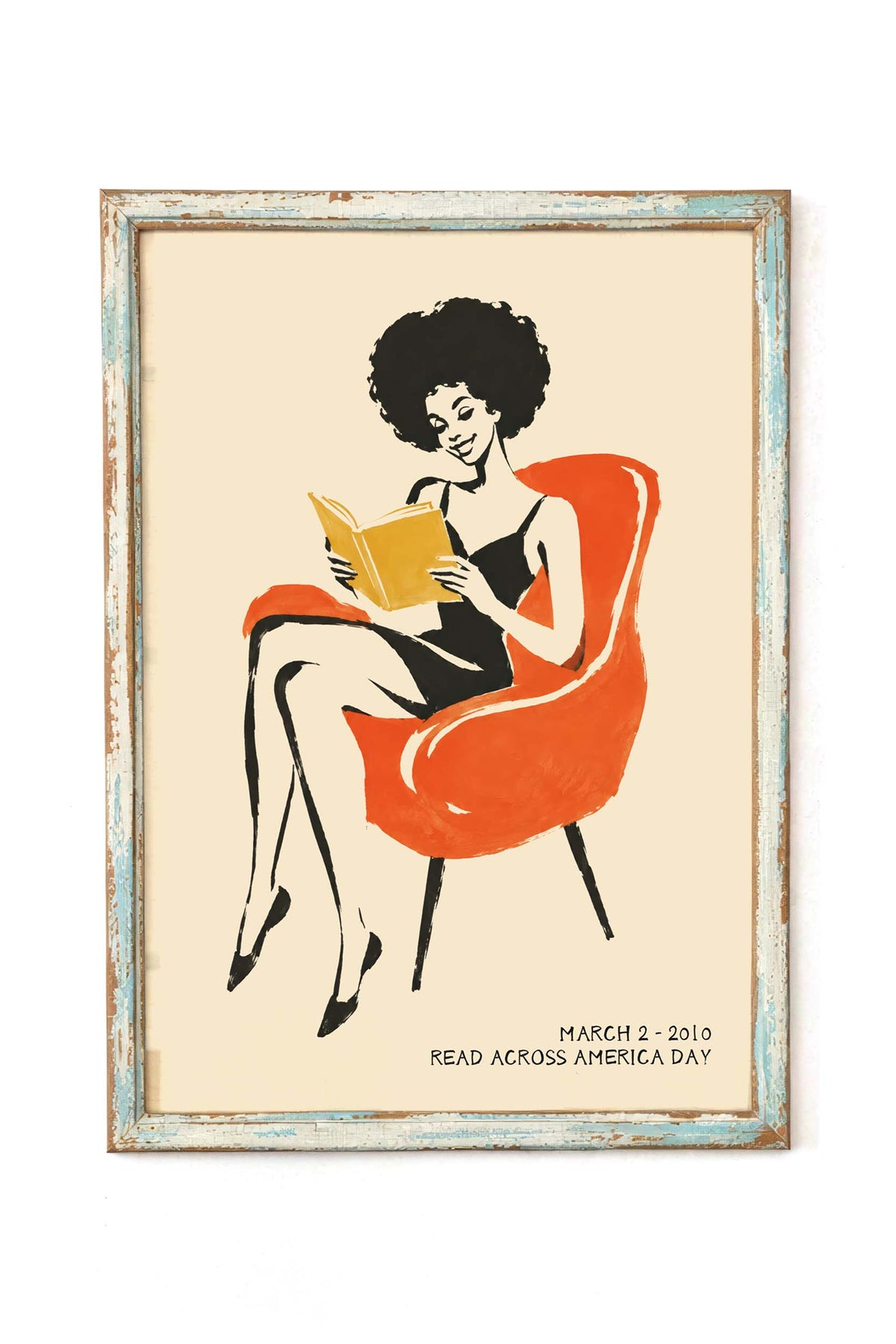 Read Across America Woman Poster