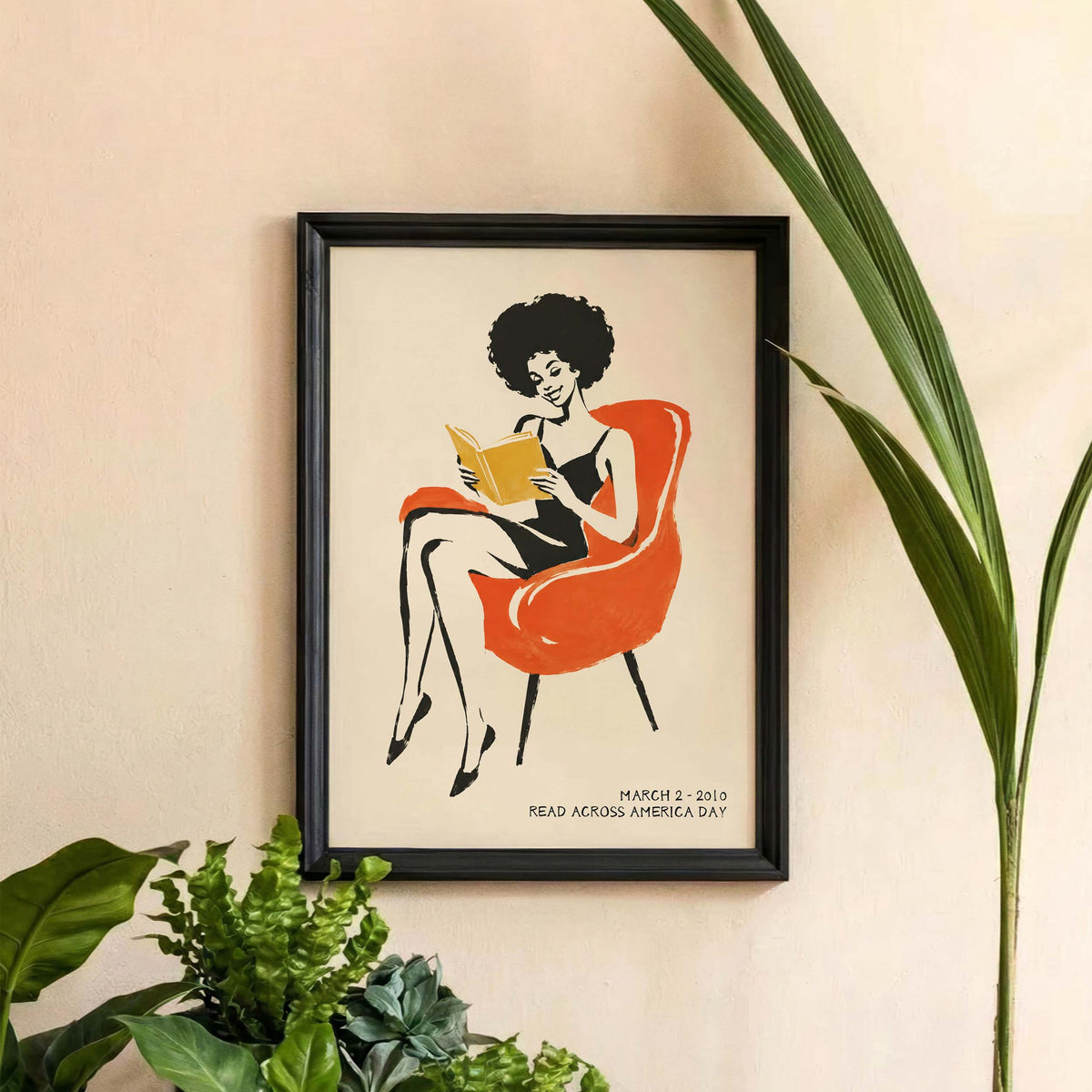 Read Across America Woman Poster