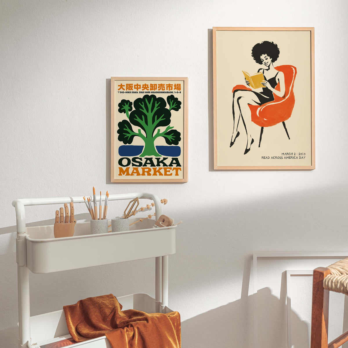 Read Across America Woman Poster