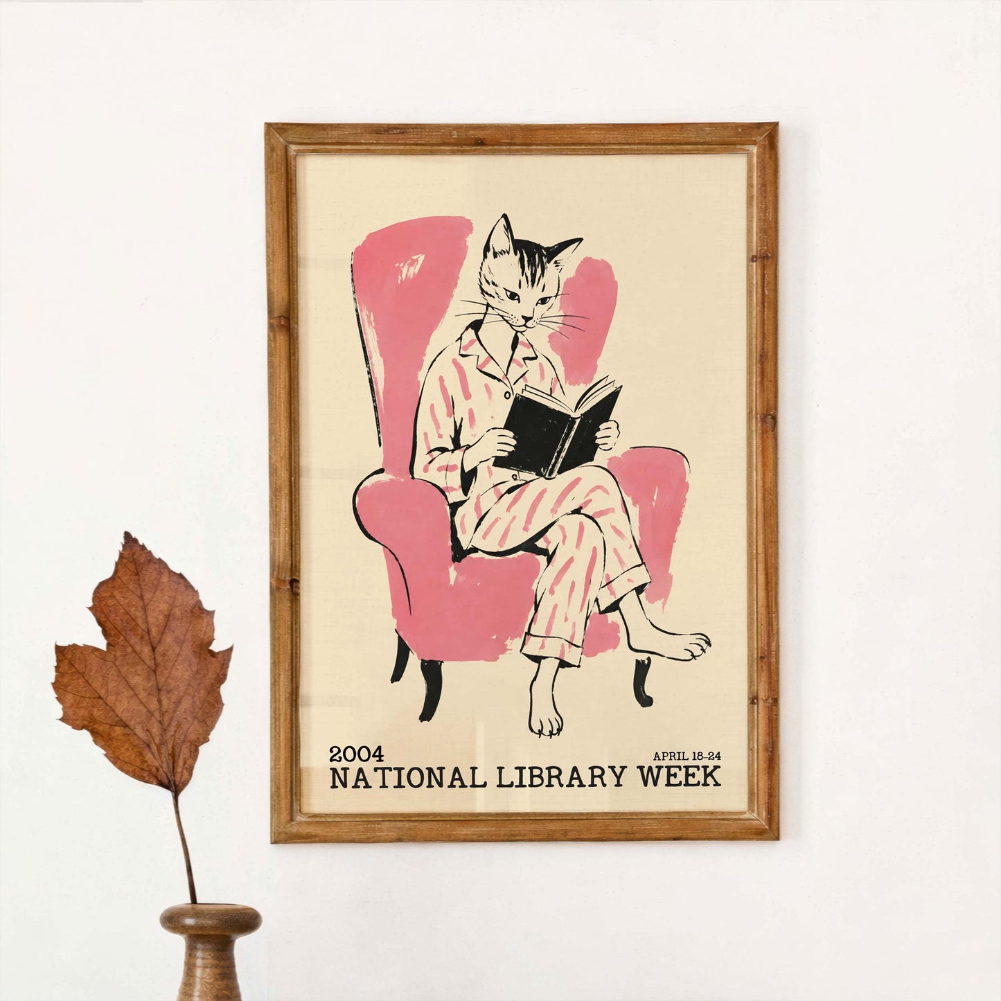 National Library Week Cat Poster