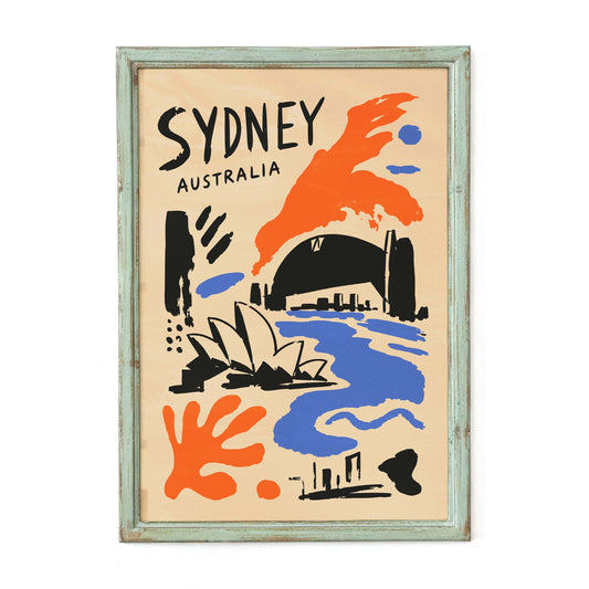 Plakat Sydney Australia do wystroju salonu