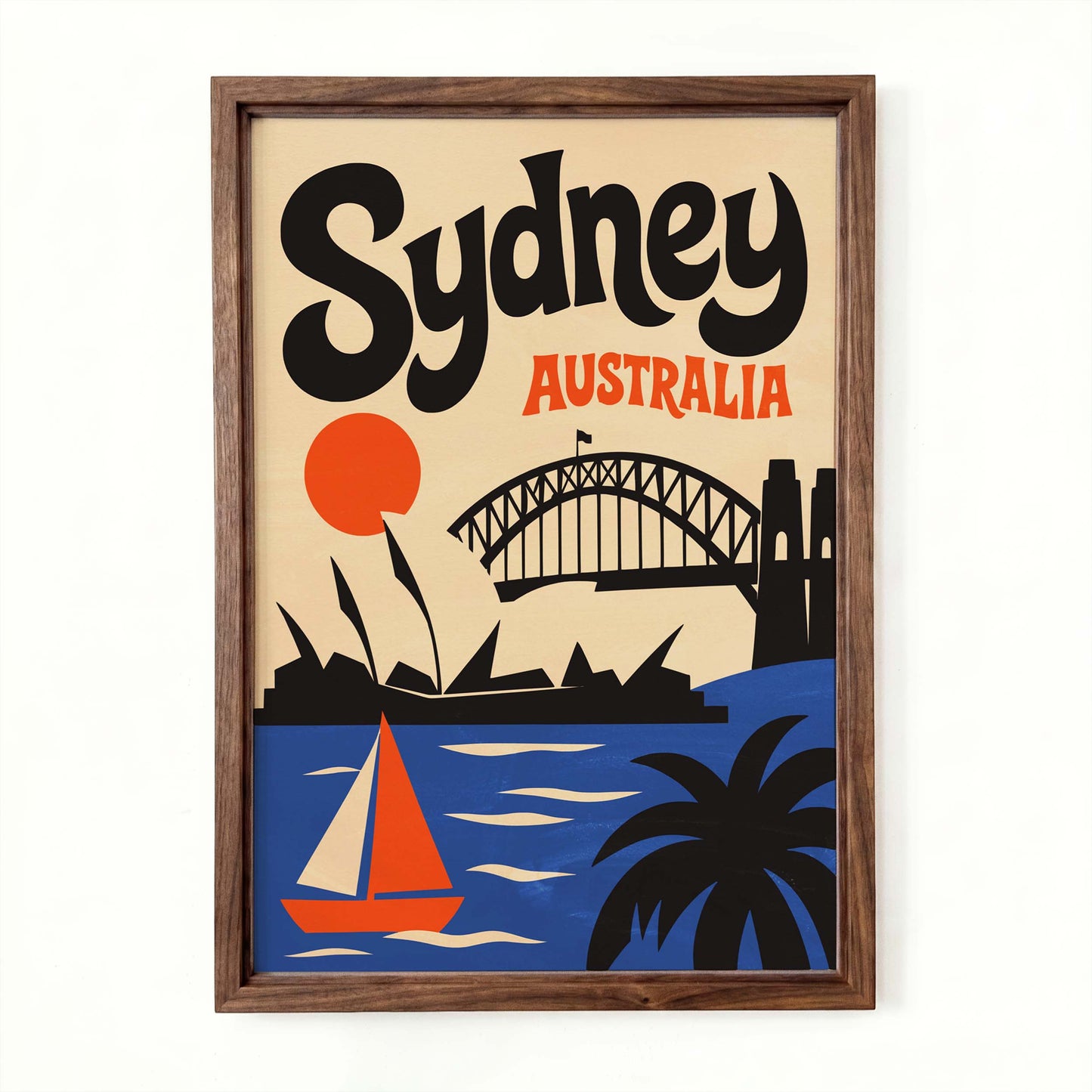 Sydney Australia Print For Coastal Home Decor