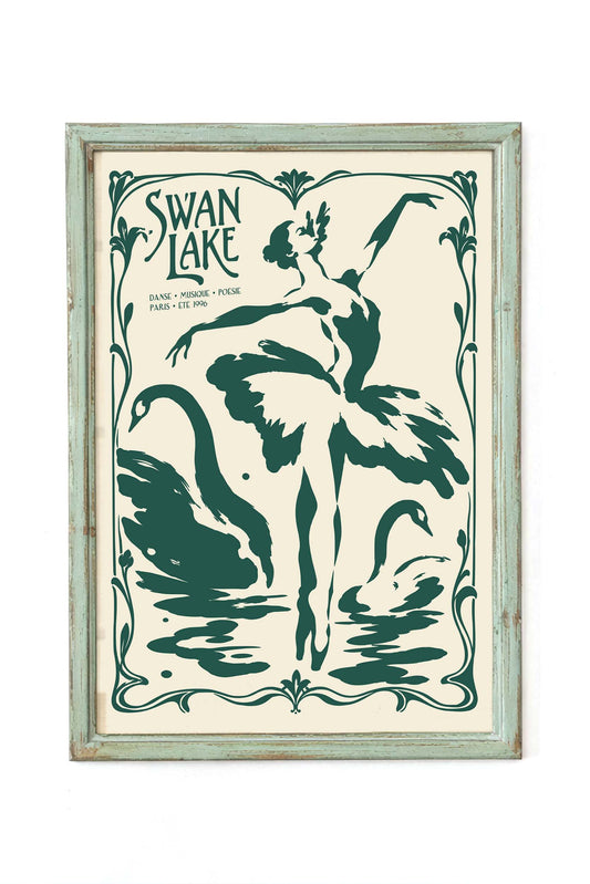 Swan Lake Ballet Poster Print