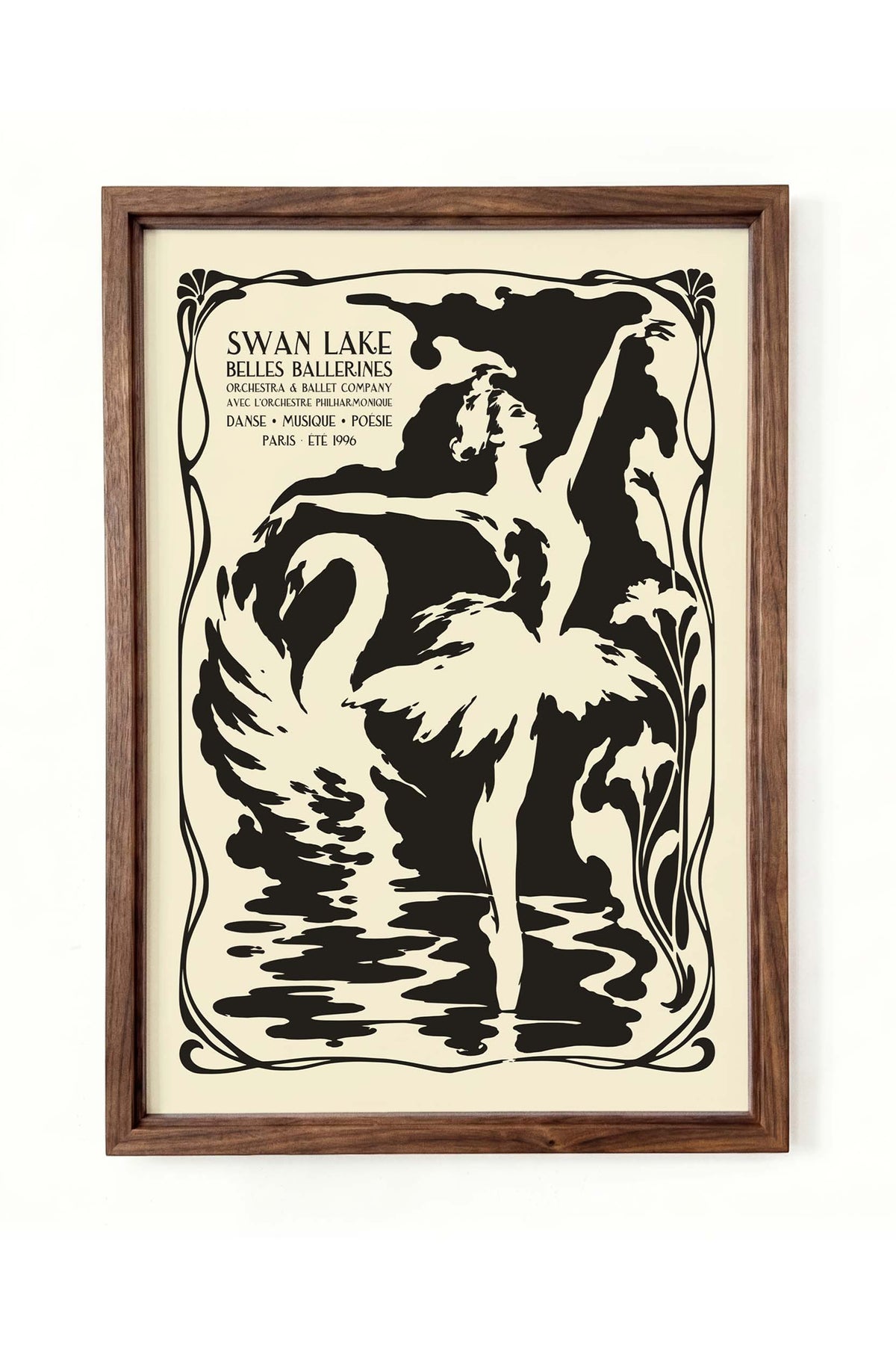 Swan Lake Ballet Dance Wall Art Print