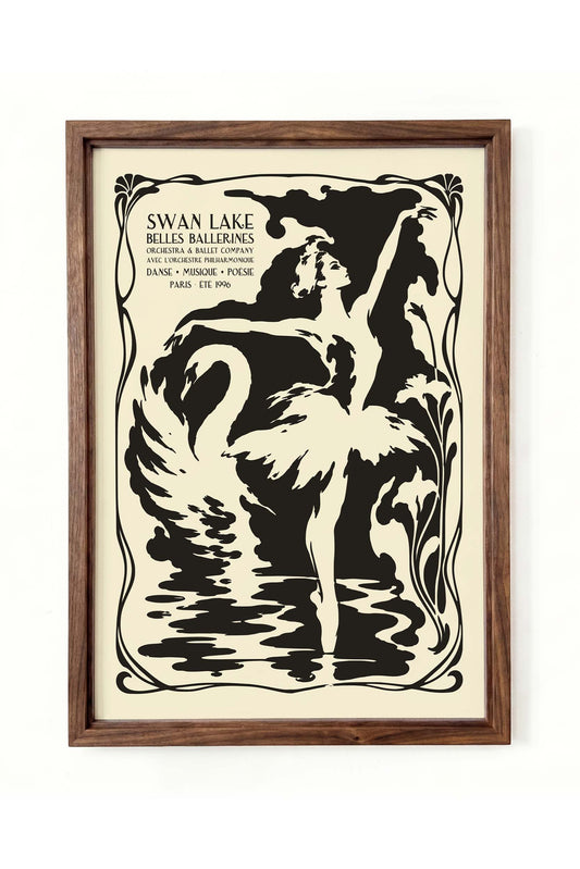 Swan Lake Ballet Dance Wall Art Print