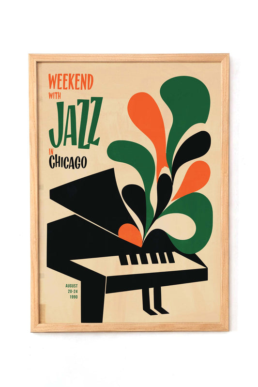 Chicago Jazz Weekend Poster Print