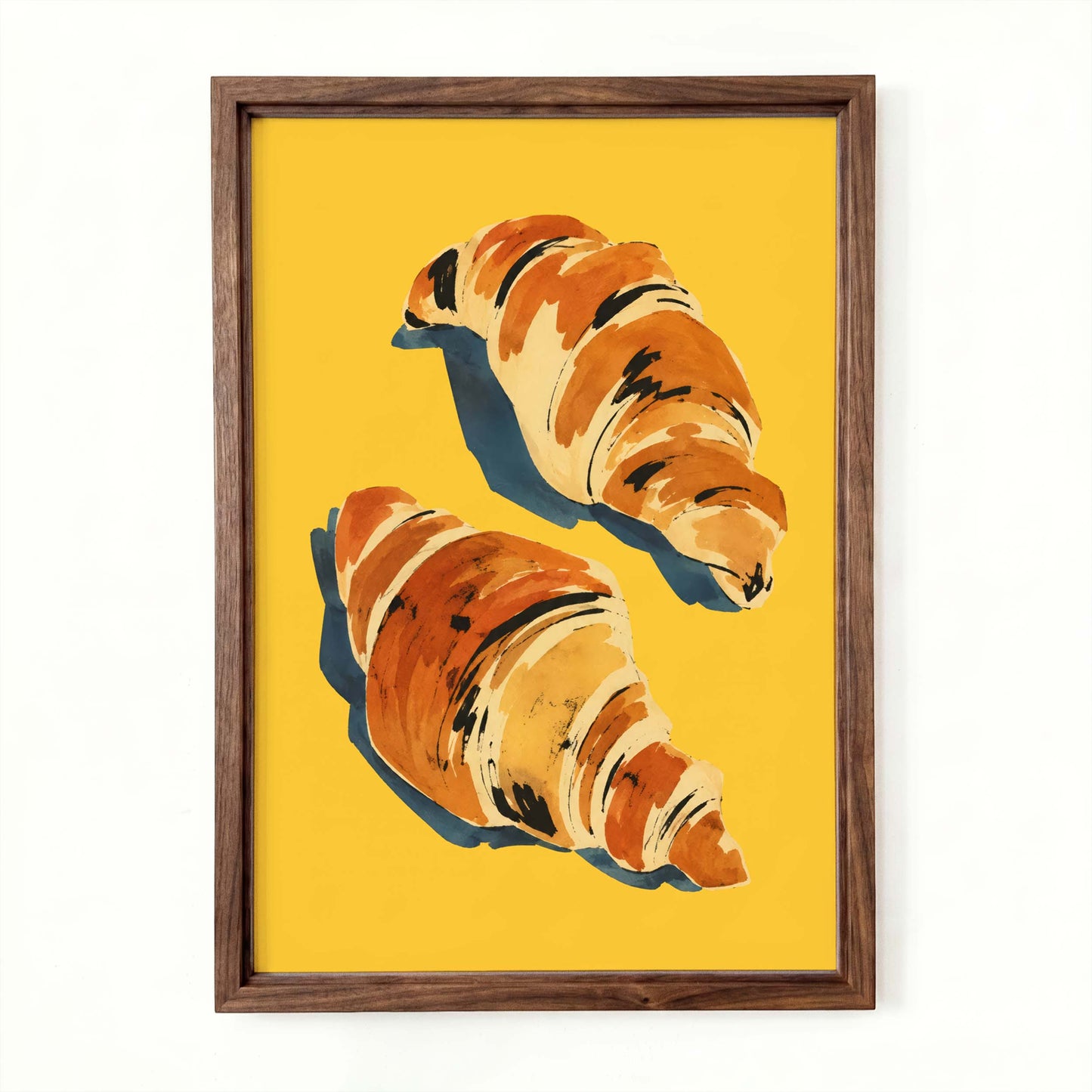 French Croissant Food Wall Art