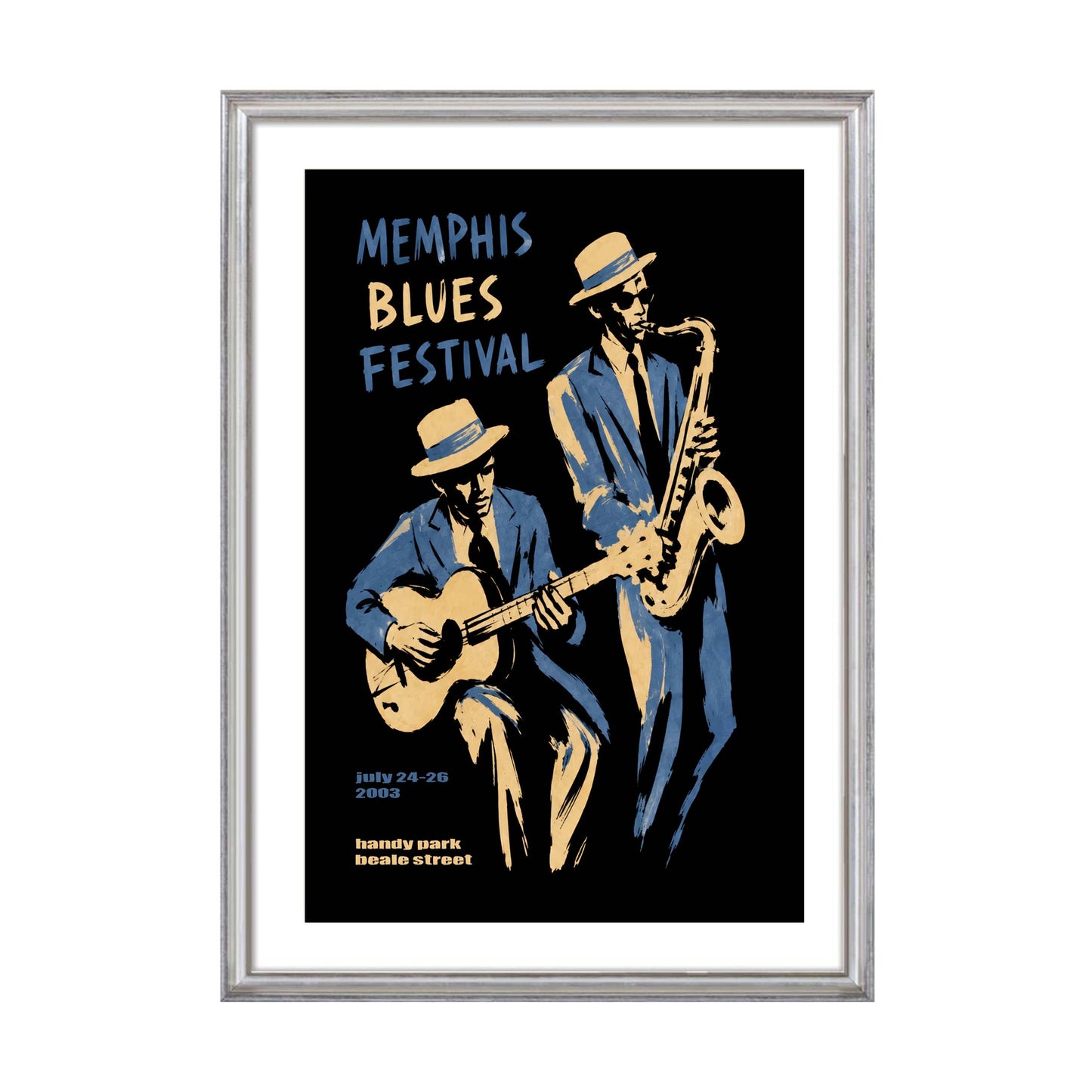 Memphis Blues Festival Poster