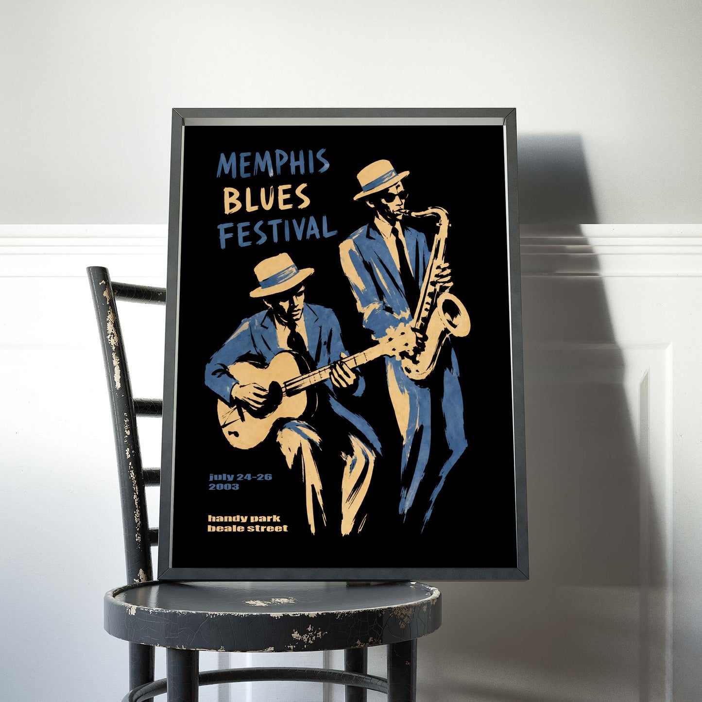 Memphis Blues Festival Poster