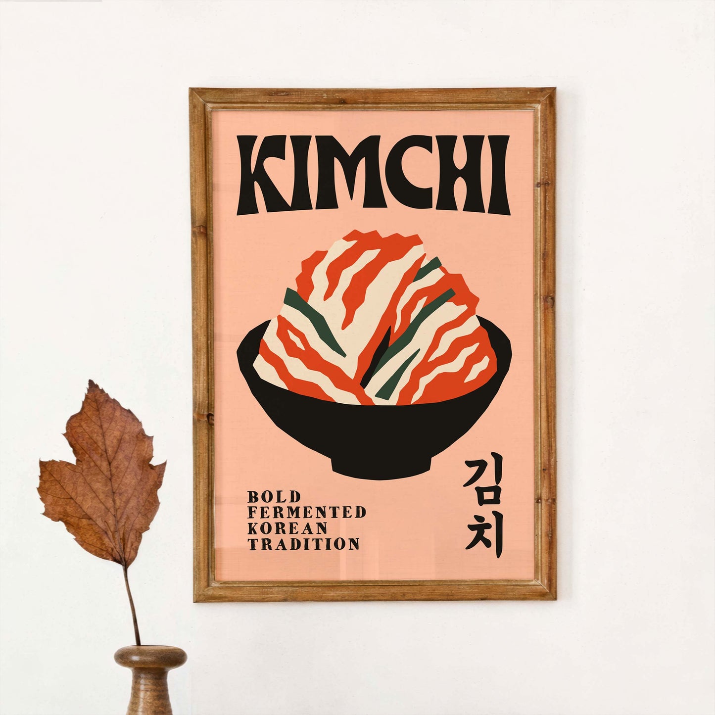 Kimchi Korean Food Kitchen Wall Print