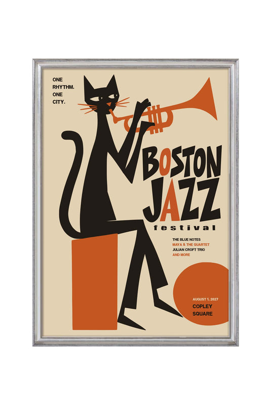 Boston Jazz Festival Poster Print