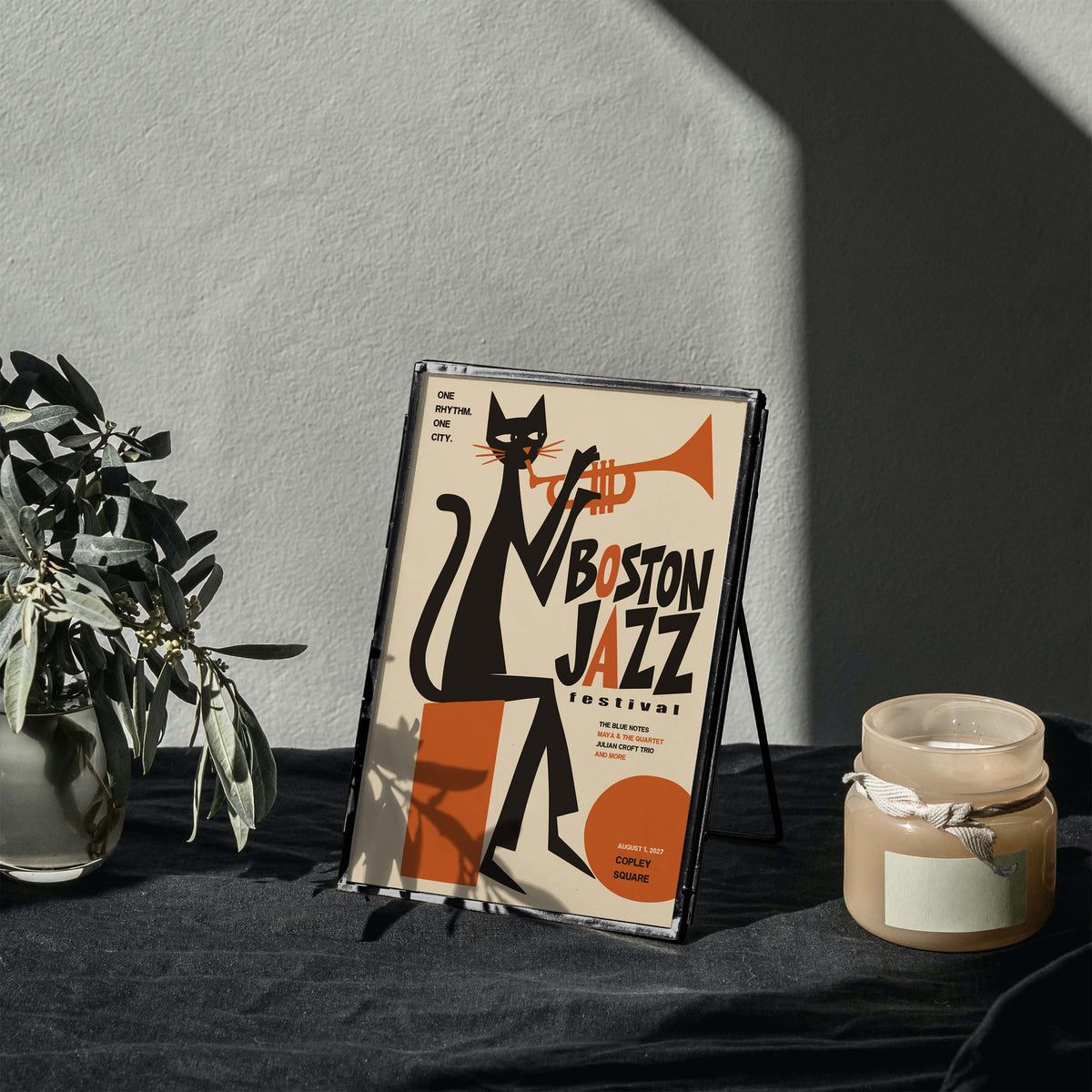 Boston Jazz Festival Poster Print