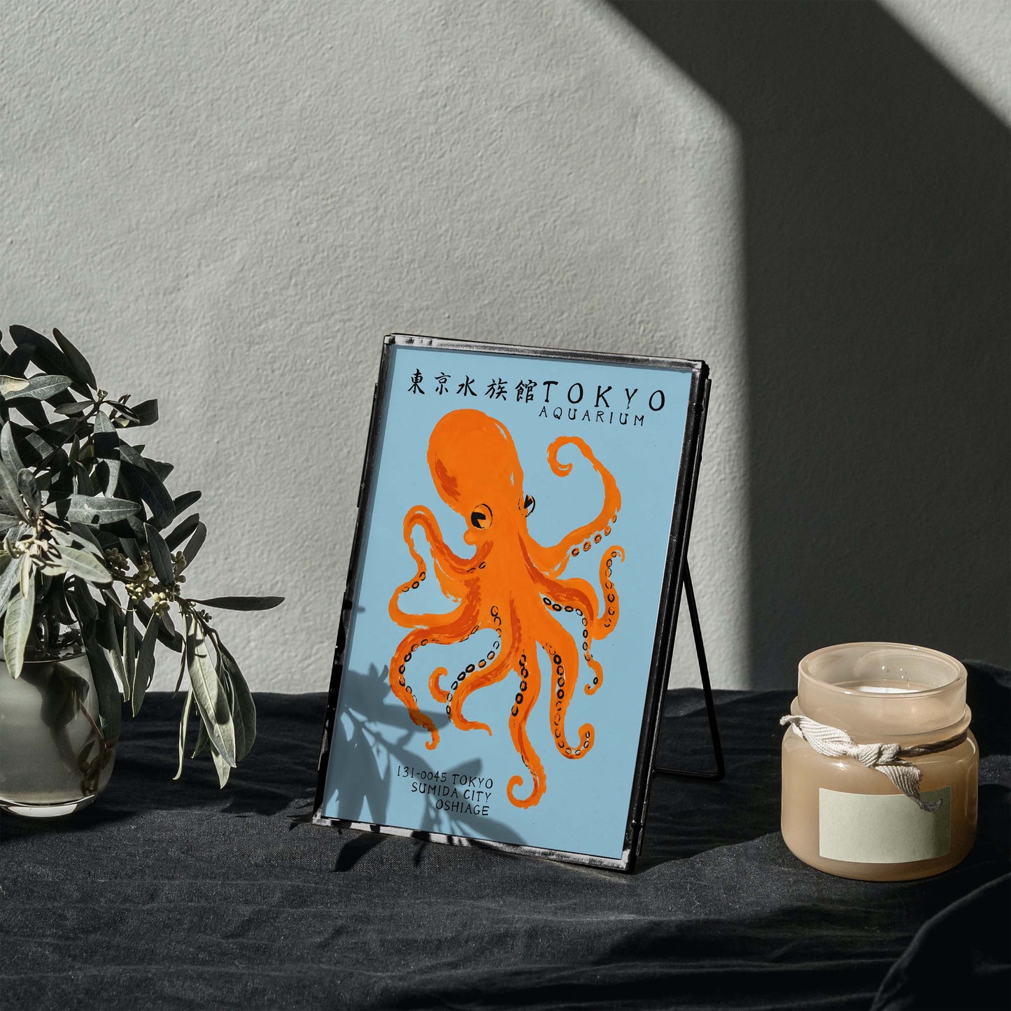 Tokyo Aquarium Octopus Poster