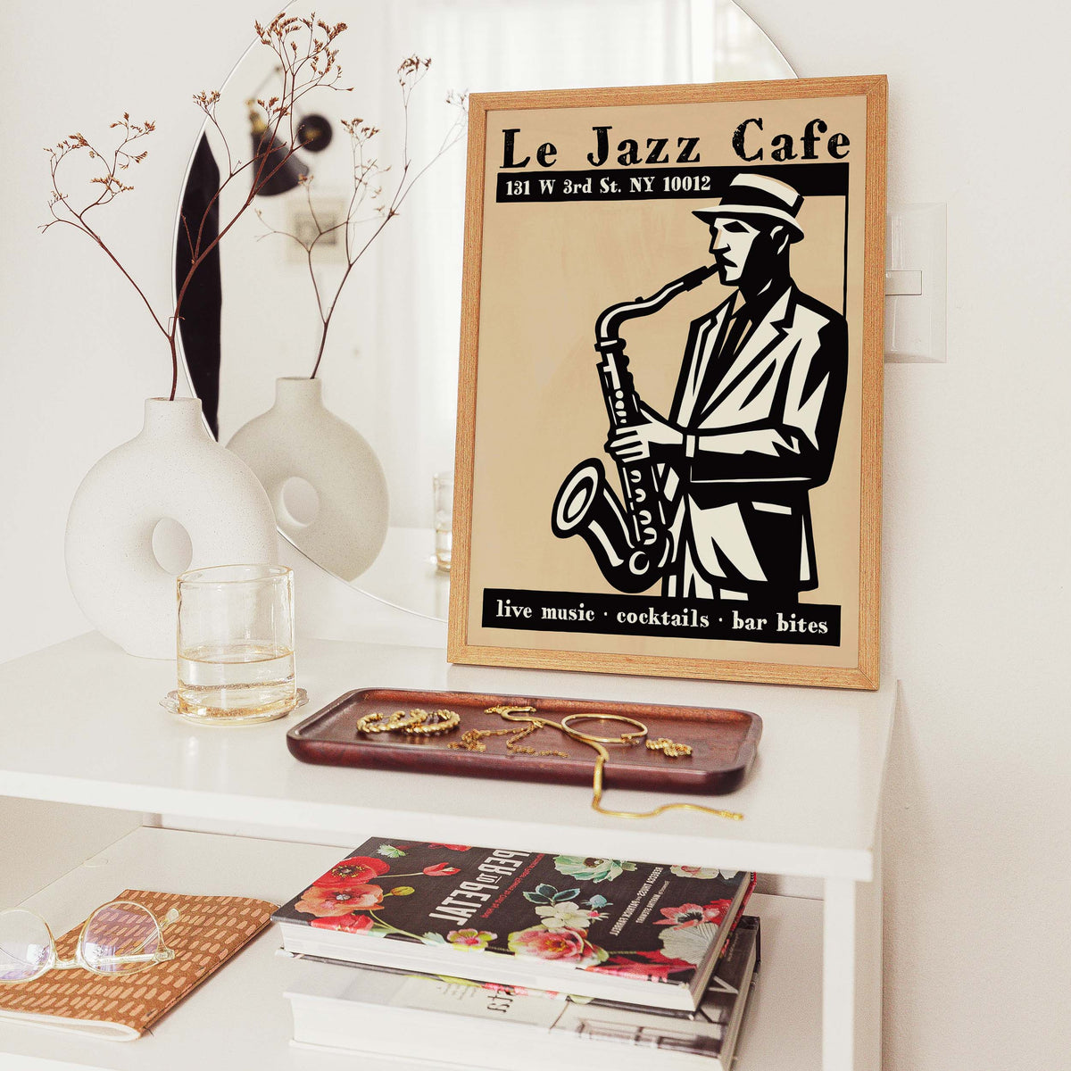 Jazz Saxophone Music Poster Print