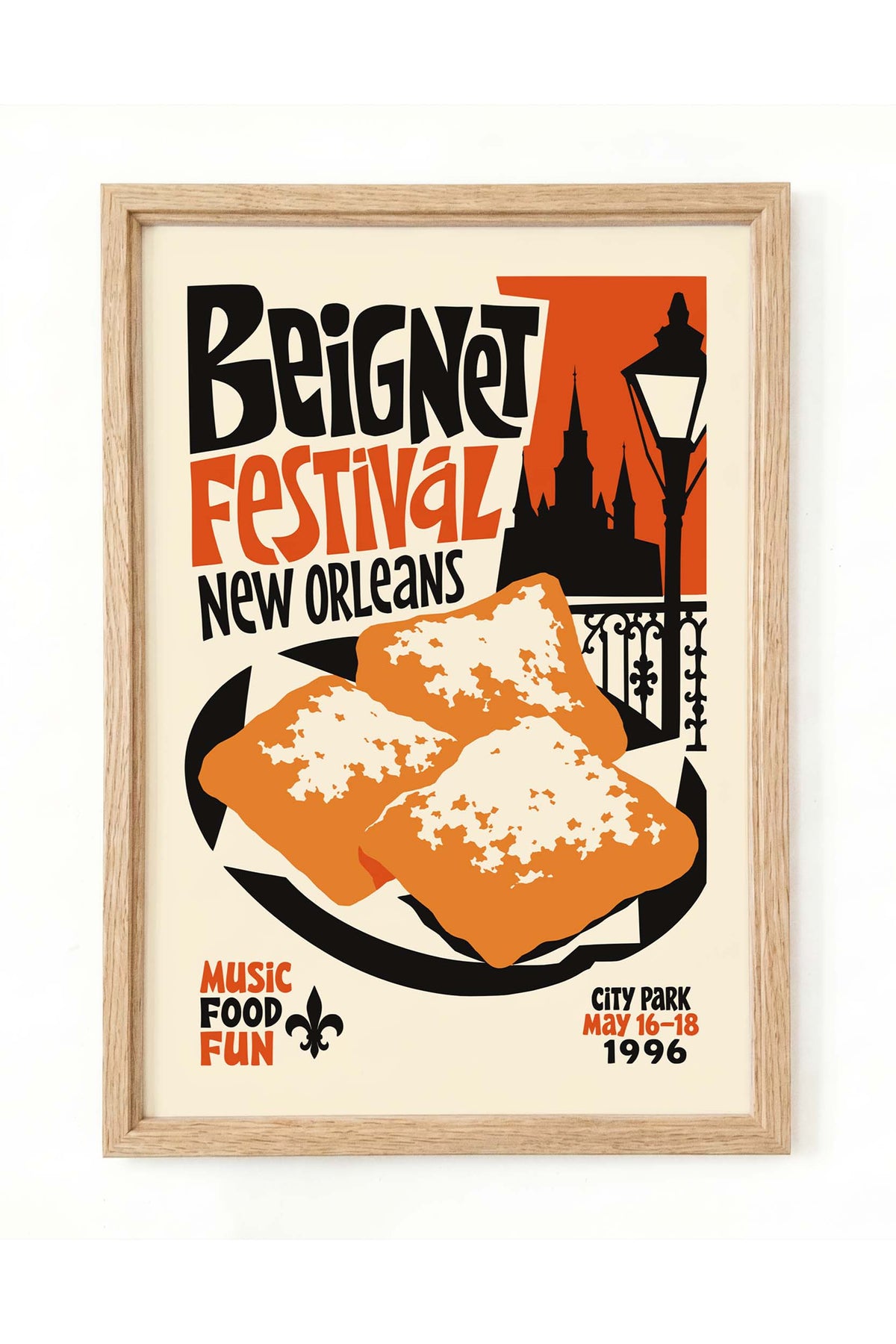 Beignet Festival New Orleans Poster