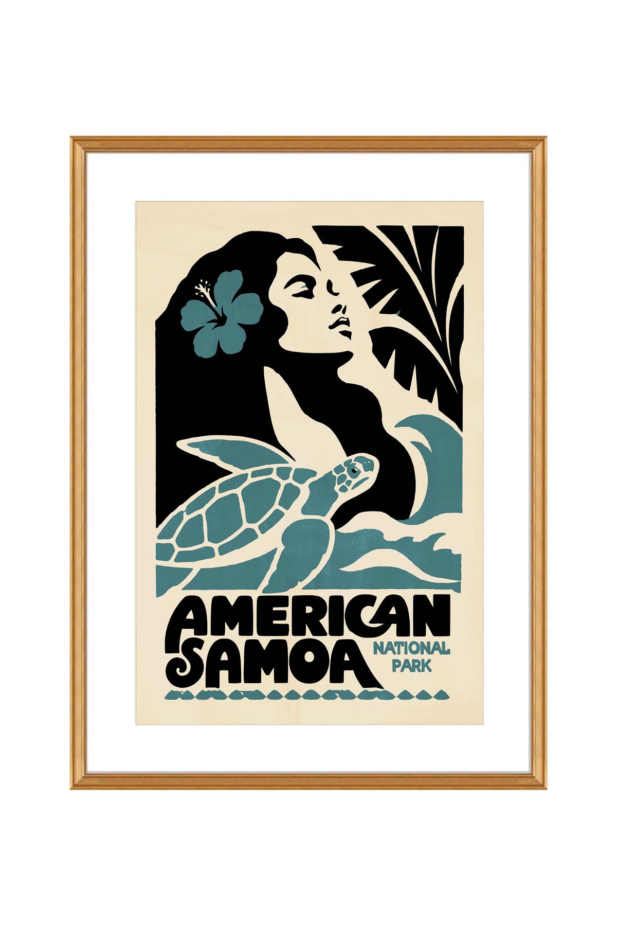 American Samoa Turtle Wall Art