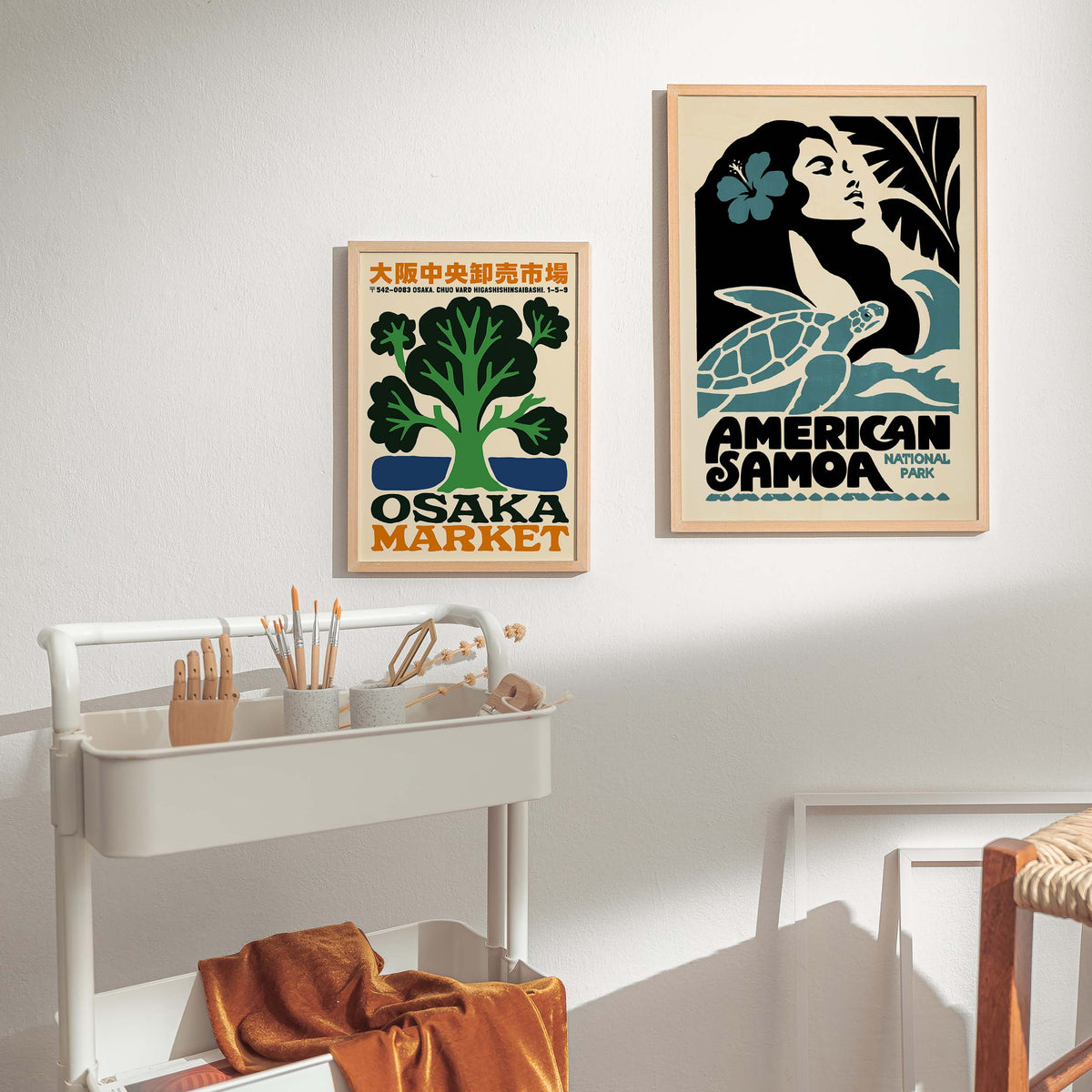 American Samoa Turtle Wall Art