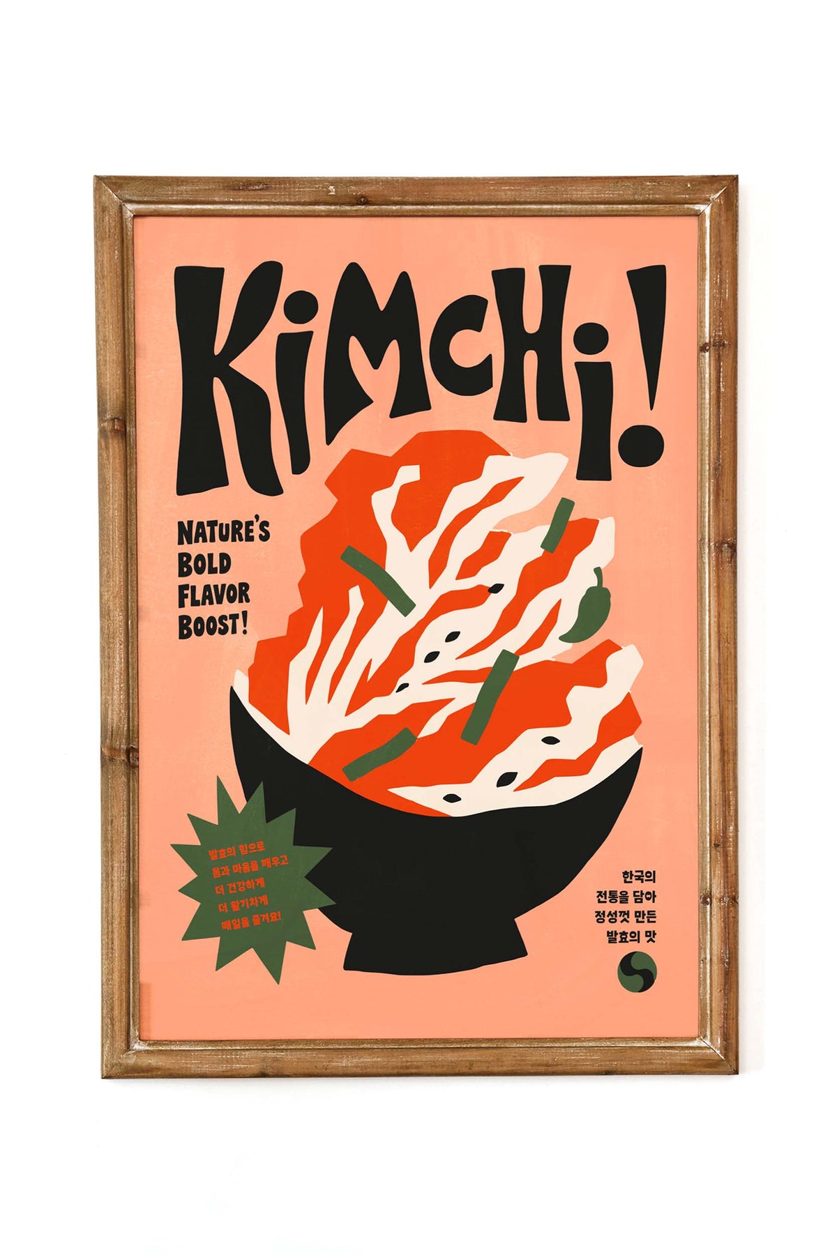 Kimchi Korean Food Wall Art