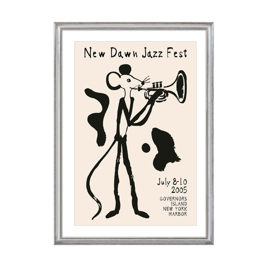 Grafika z New Dawn Jazz Fest do pokoju muzycznego