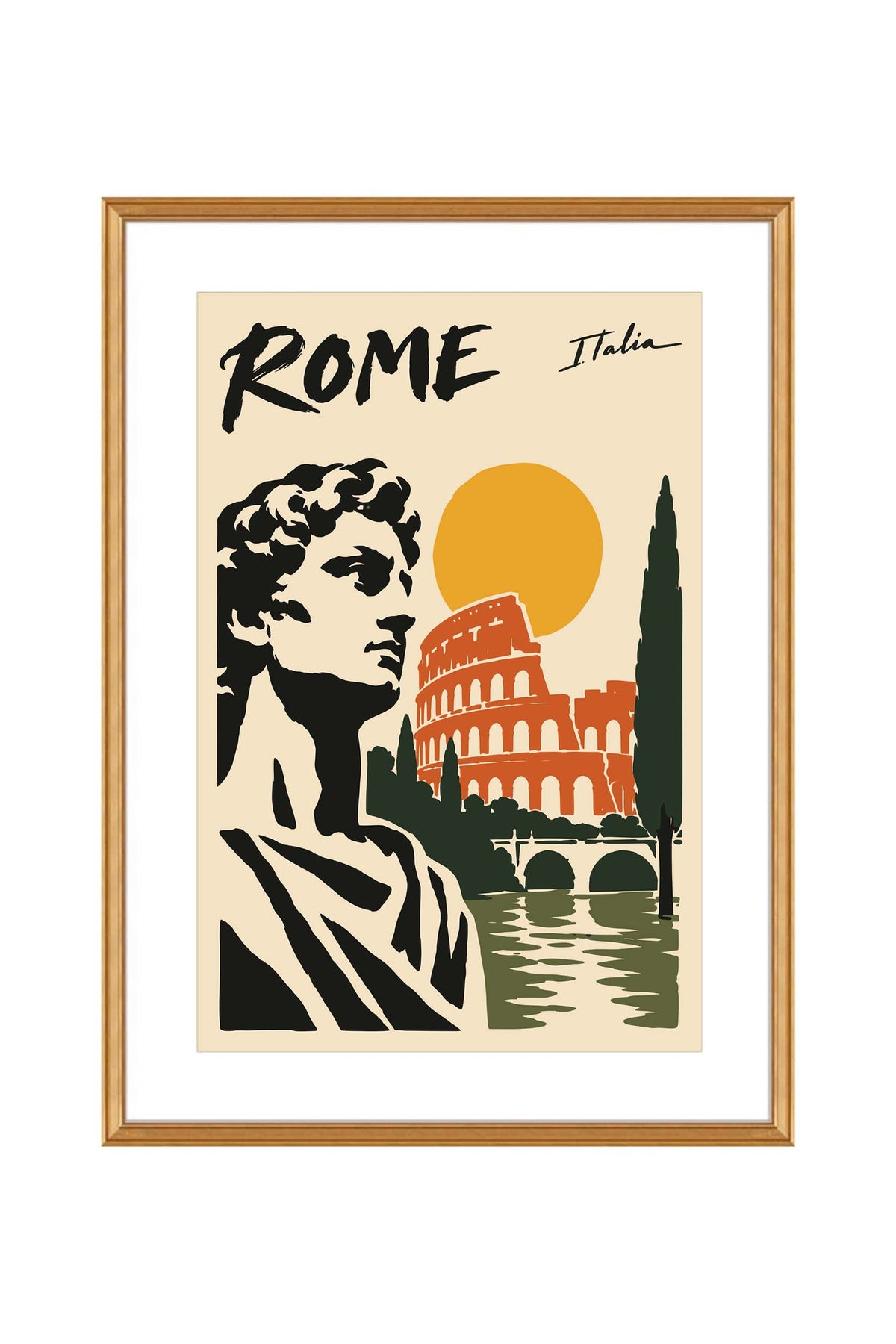 Rome Colosseum Travel Wall Art