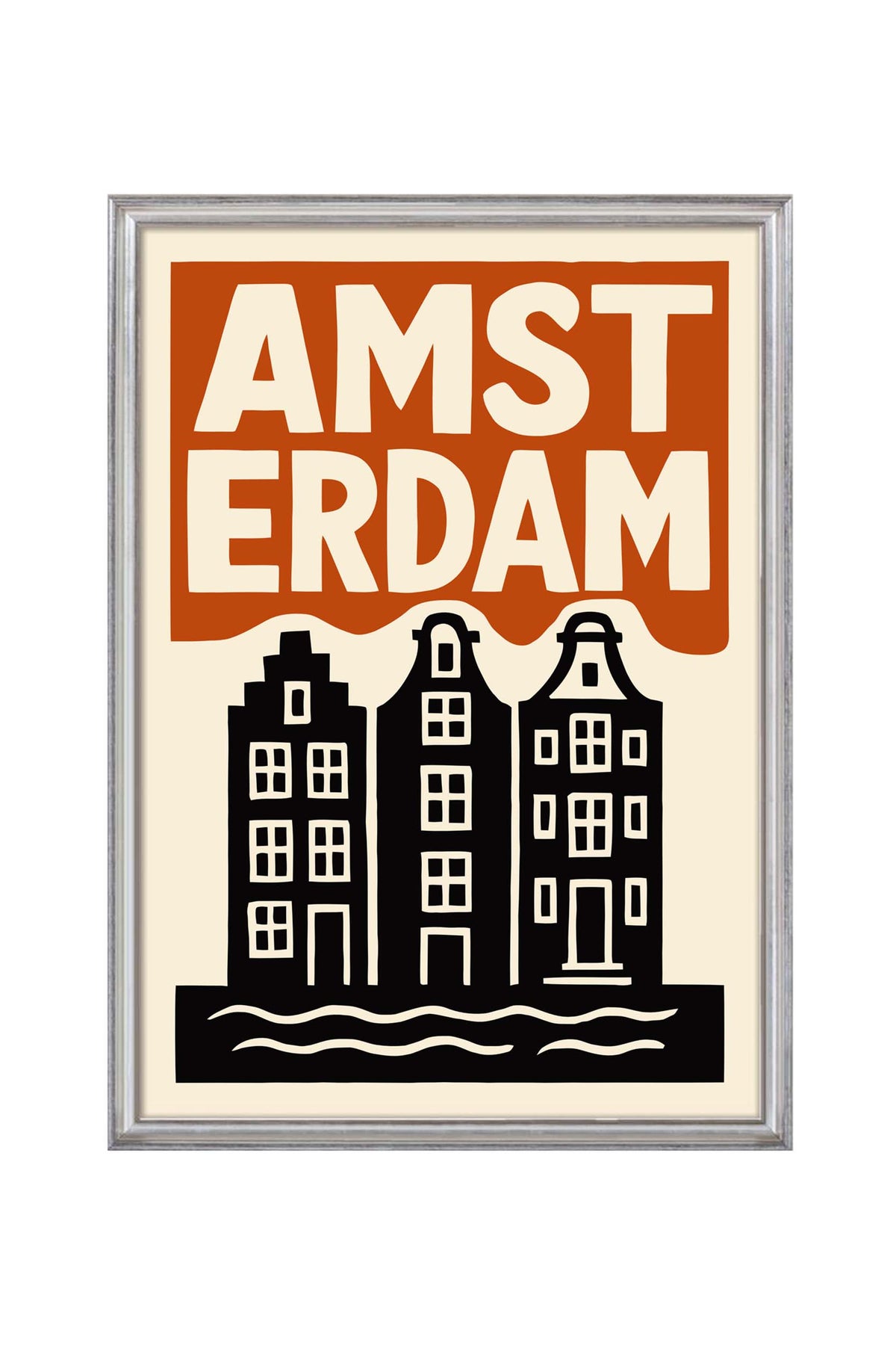 Amsterdam Canal Houses Poster