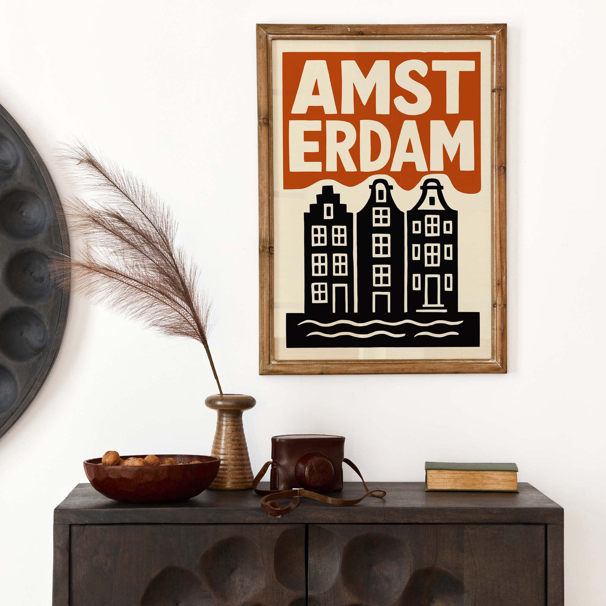 Amsterdam Canal Houses Poster