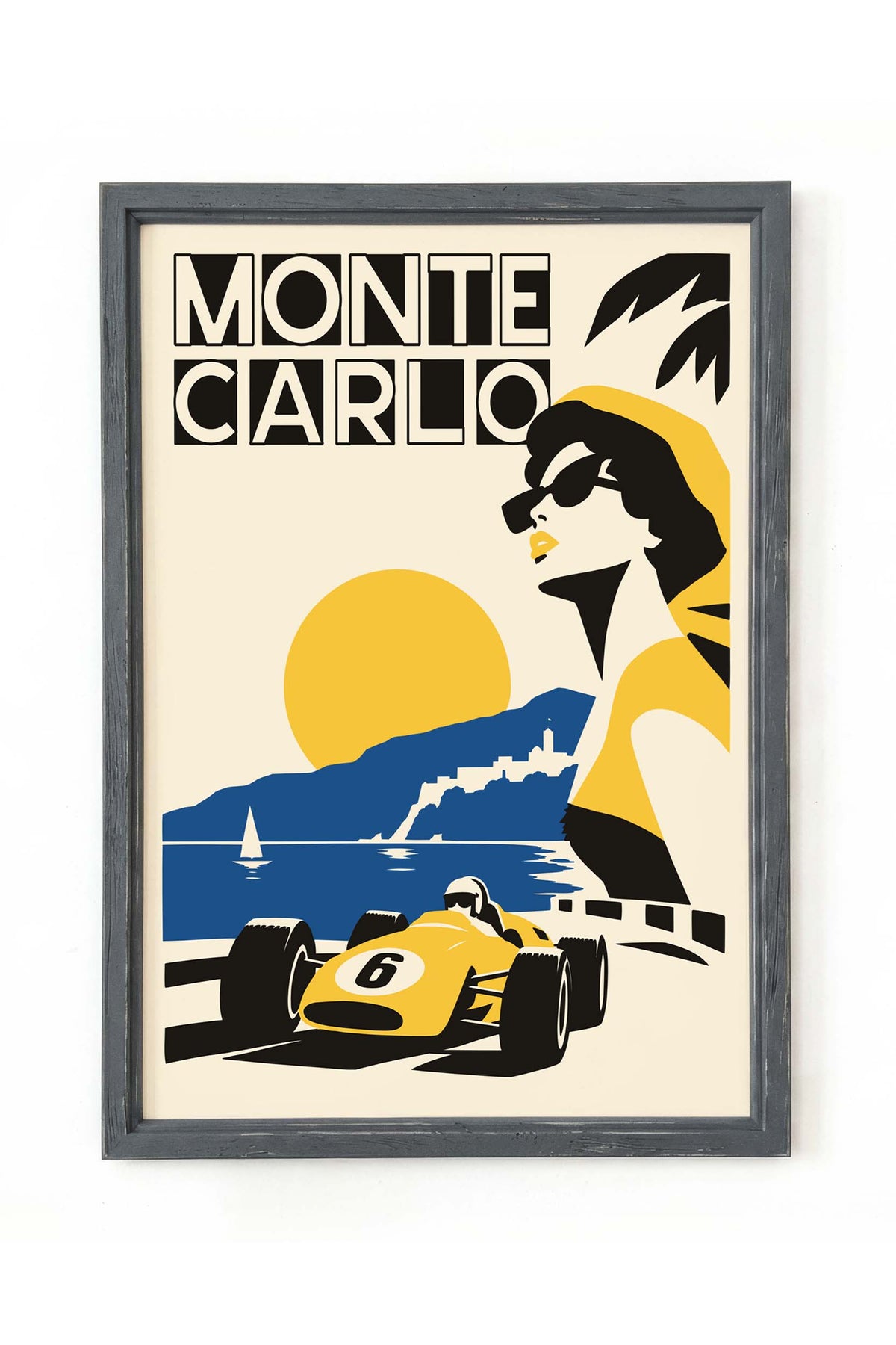 Monte Carlo Grand Prix Racing Print