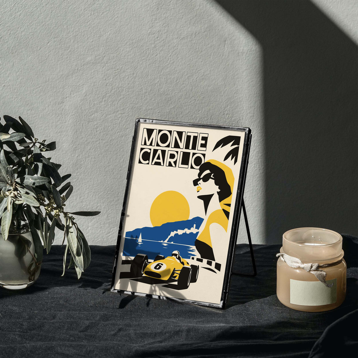 Monte Carlo Grand Prix Racing Print