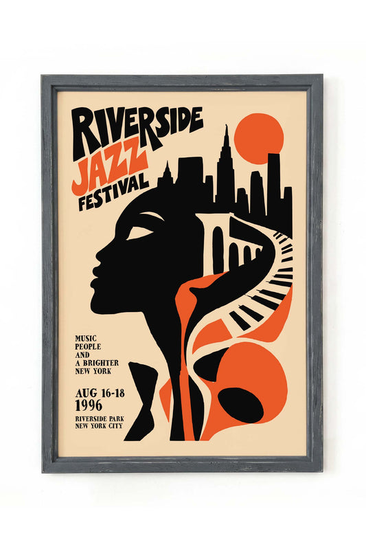 Riverside Jazz Festival Wall Art
