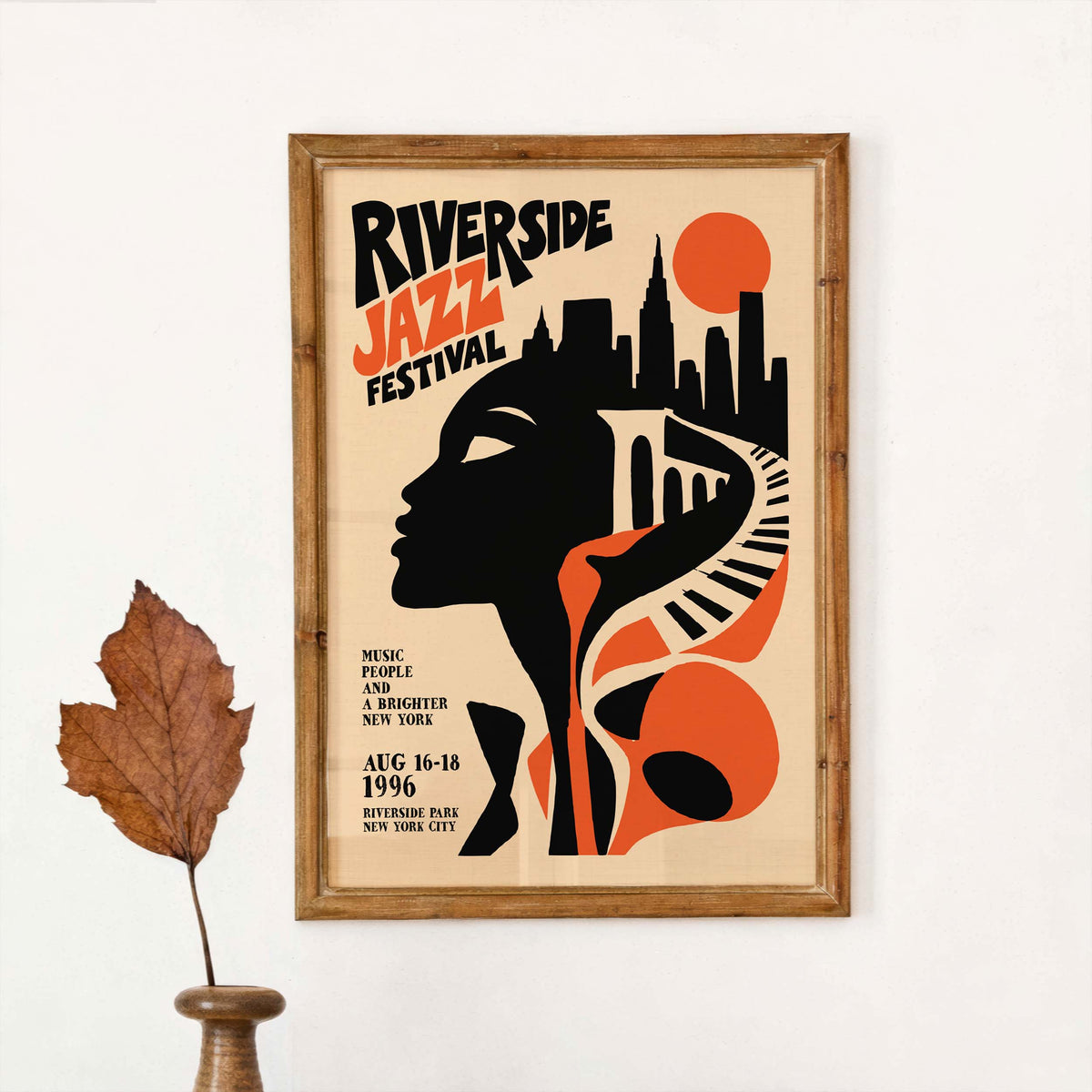 Riverside Jazz Festival Wall Art