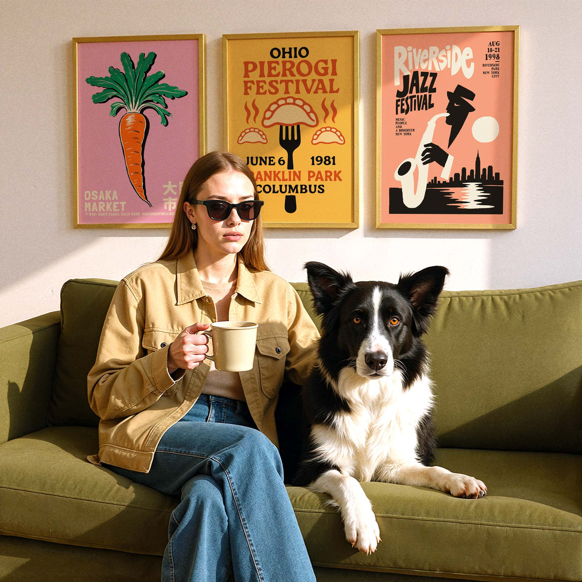 Riverside Jazz Festival Poster Print
