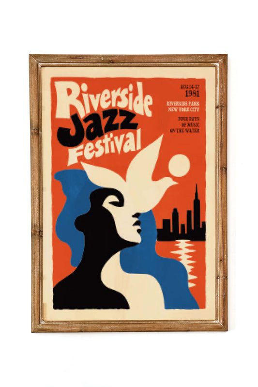 Riverside Jazz Festival Poster Print