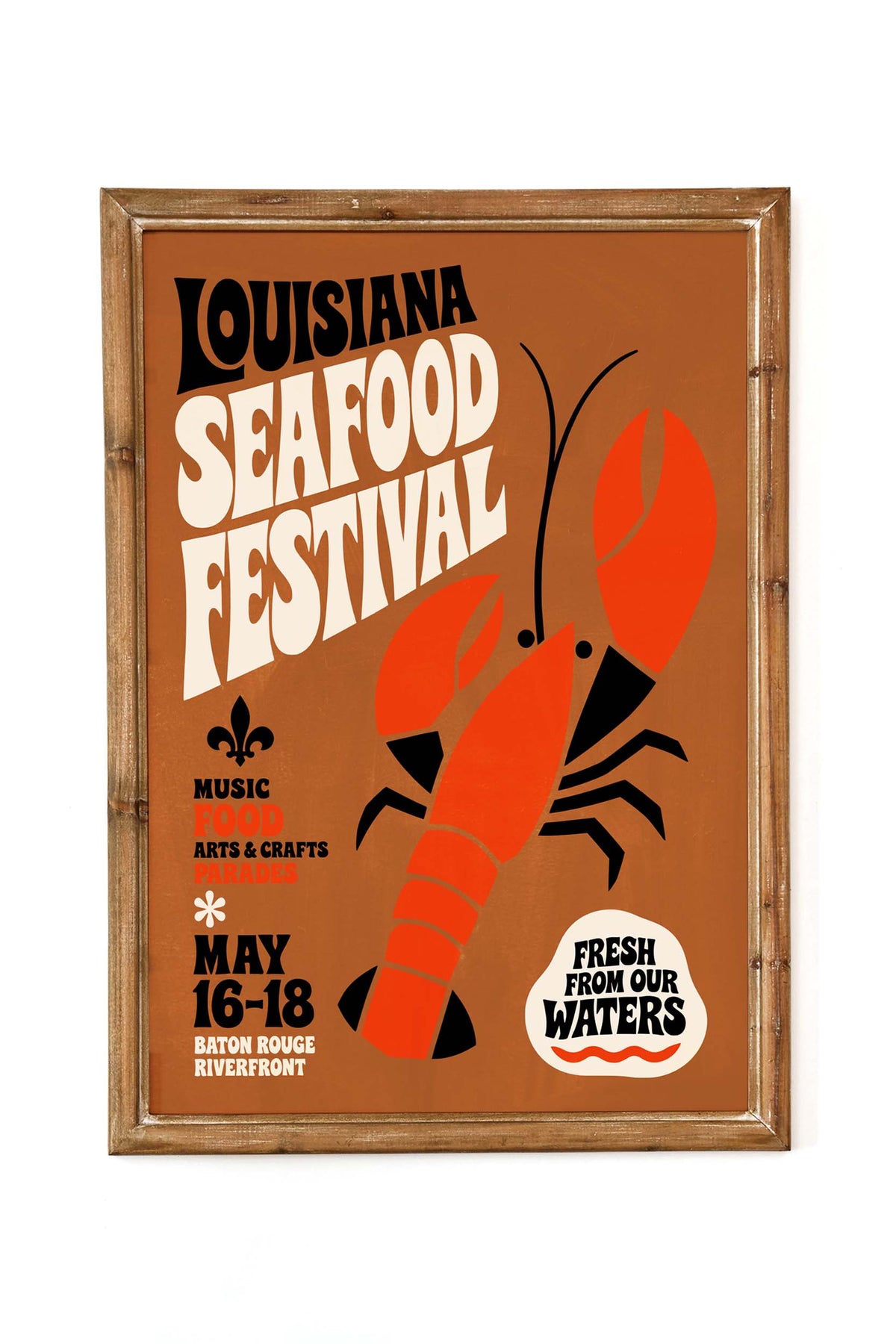 Louisiana Seafood Festival Poster