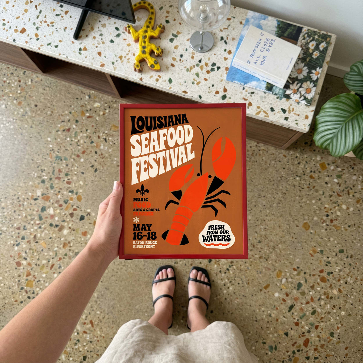 Louisiana Seafood Festival Poster