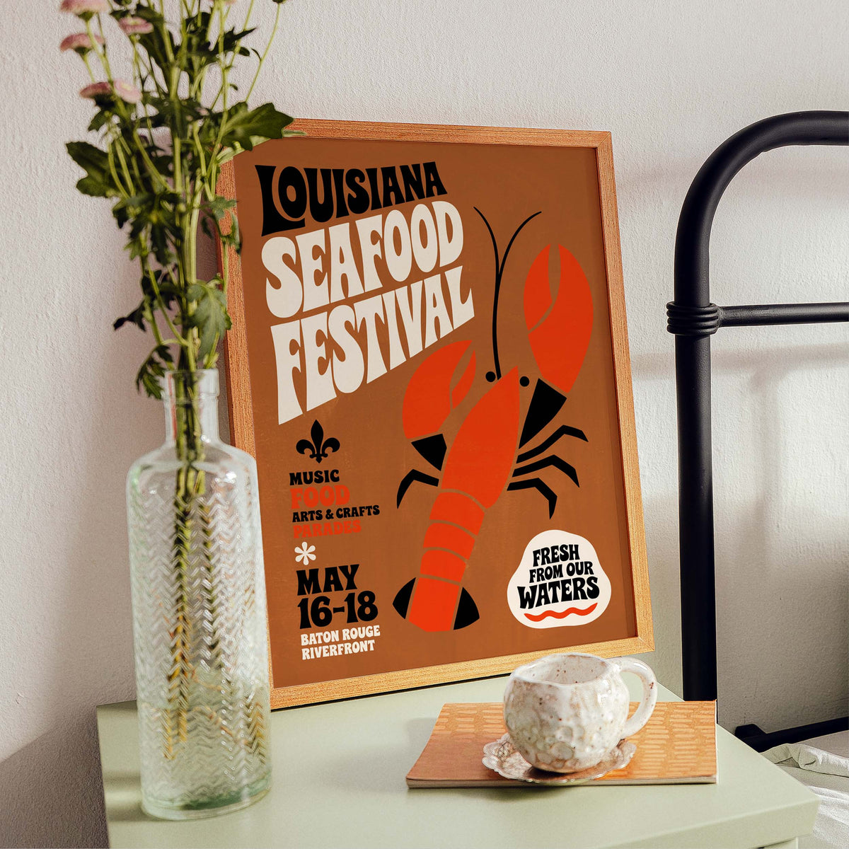 Louisiana Seafood Festival Poster