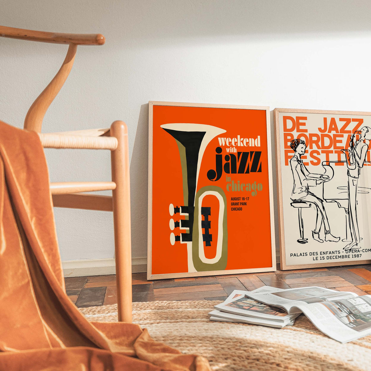Jazz Weekend Chicago Trumpet Print