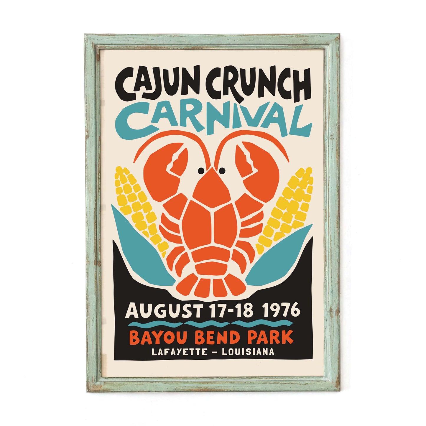 Cajun Crunch Carnival Poster