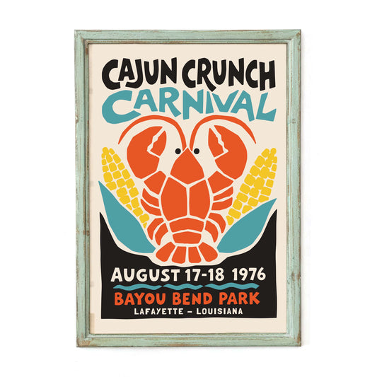 Cajun Crunch Carnival Poster