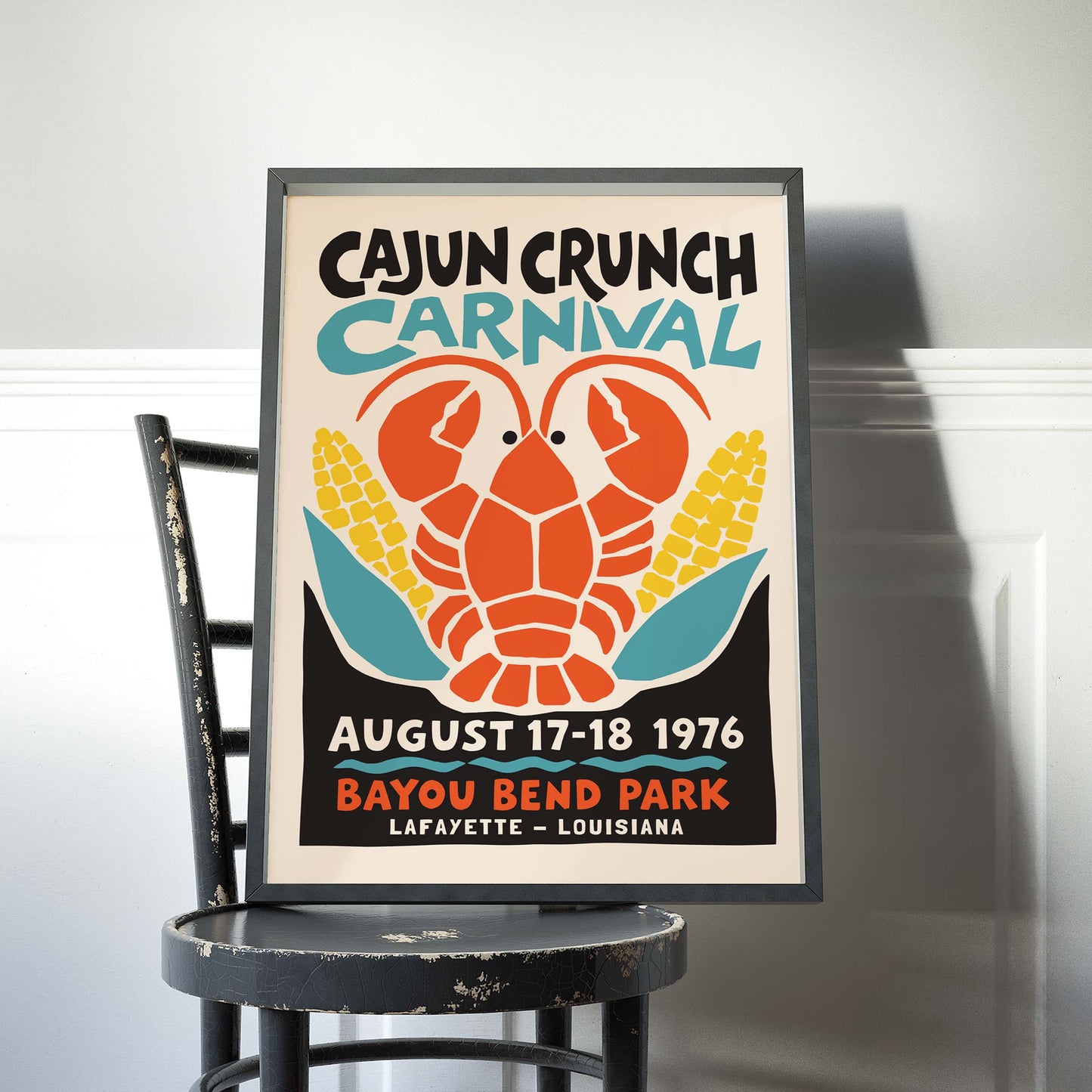 Cajun Crunch Carnival Poster