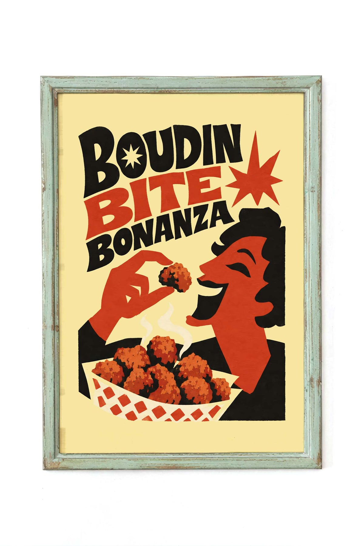 Fried Chicken Food Poster Print