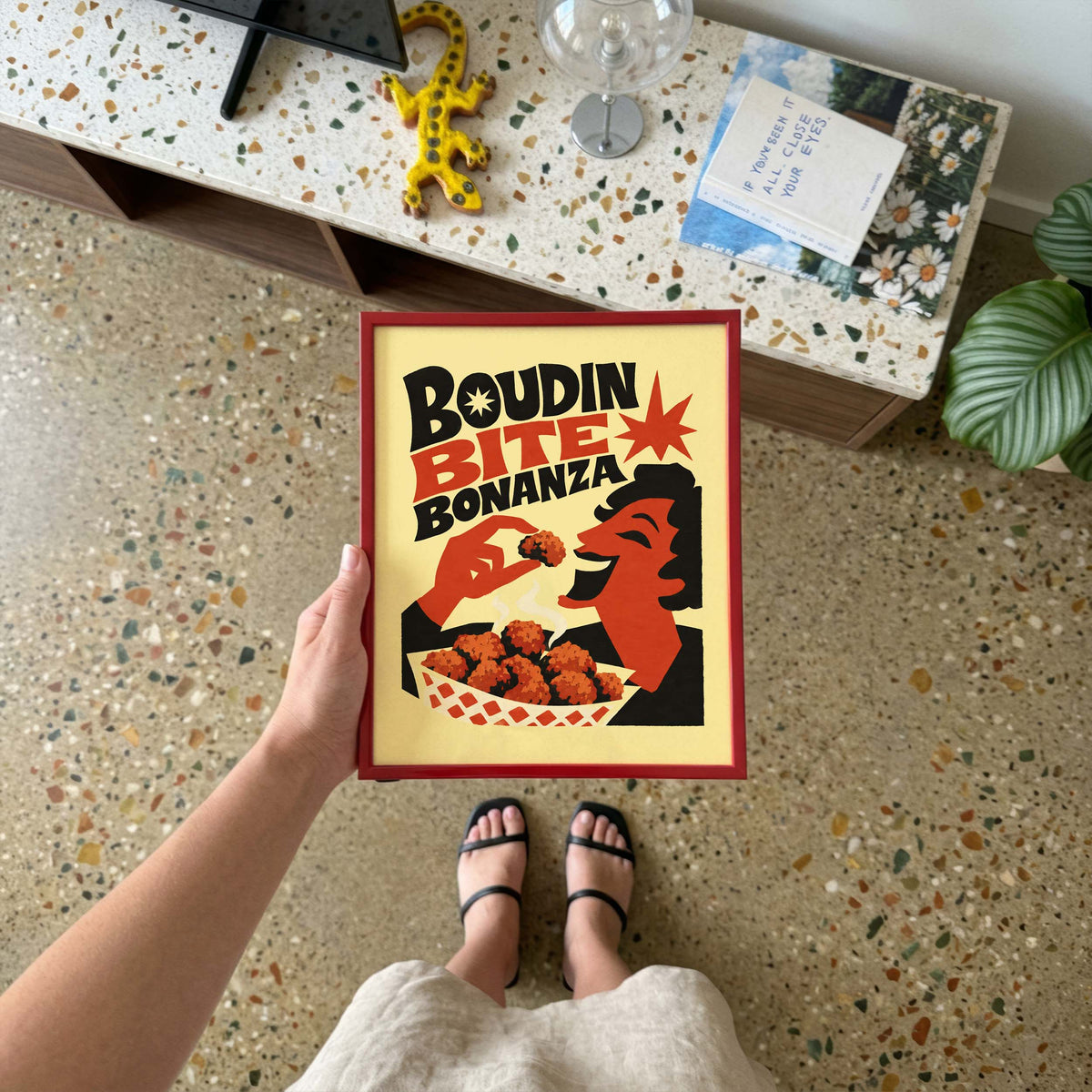 Fried Chicken Food Poster Print