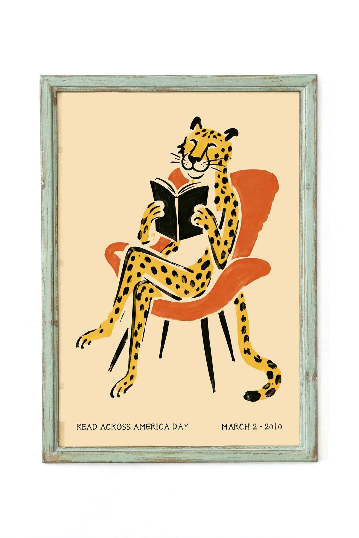 Read Across America Leopard Print