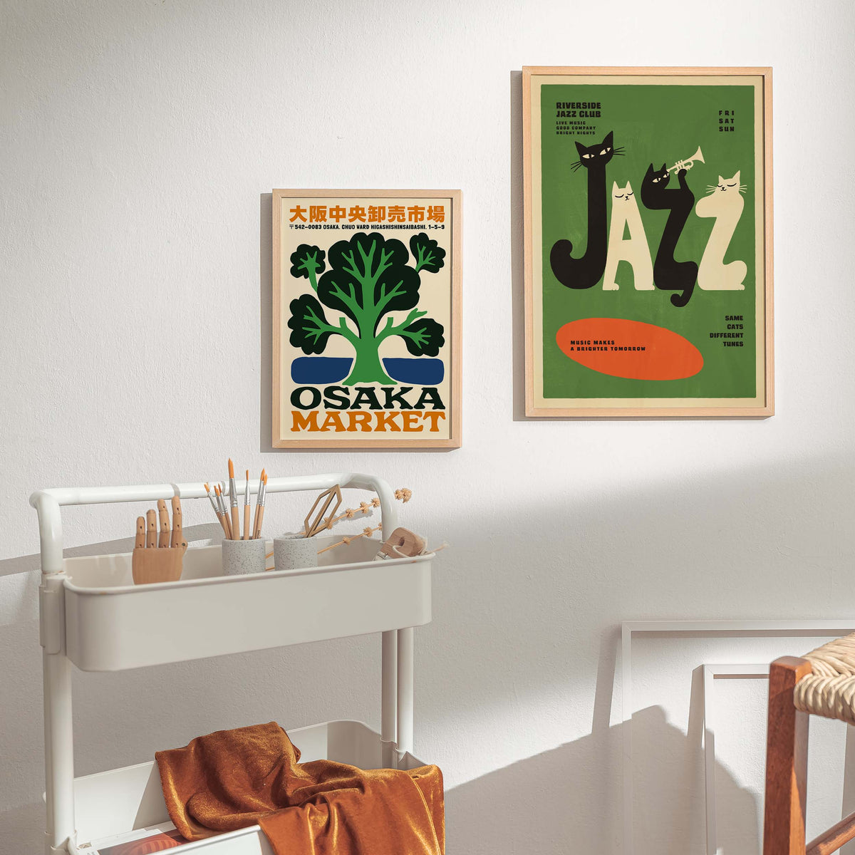 Jazz Cats Riverside Club Print