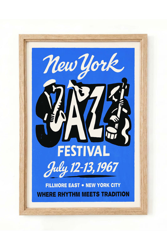 New York Jazz Festival Print