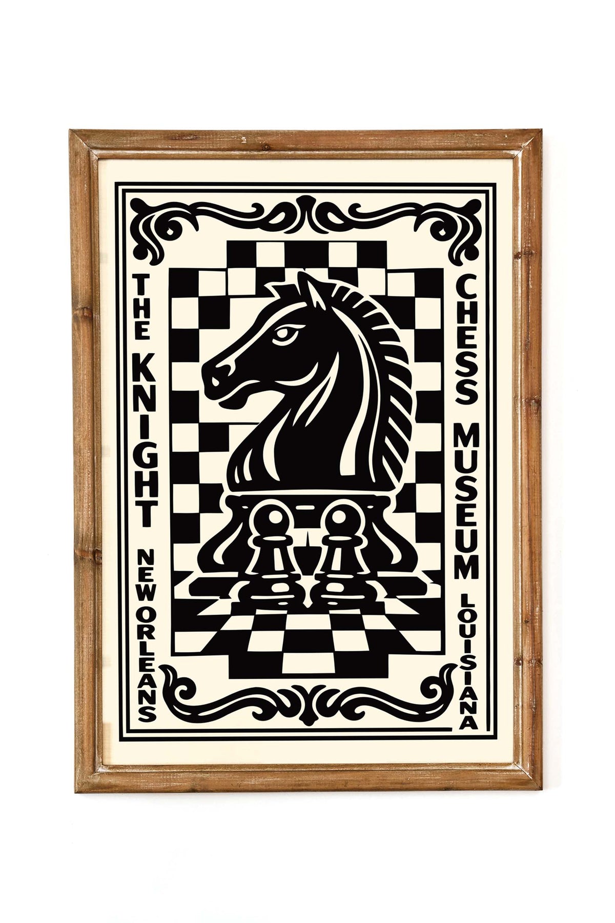 Chess Knight Museum Wall Art